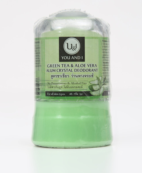 U&I  Дезодорант кристаллический с зеленым чаем и алоэ вера 45 гр по выгодной цене в Москве