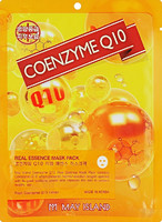 May Island Тканевая маска для лица с коэнзимом Q10/Real essense coenzyme Q10 mask 25 г