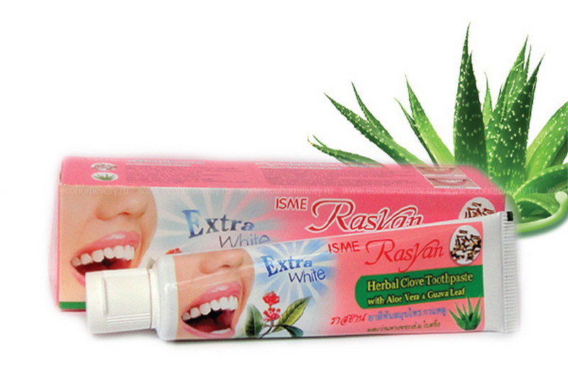 RasYan зубная паста травяная с гвоздикой и гуавой 30 гр по выгодной цене в Москве