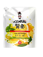  KENSAI конц. гель  для мытья посуды и детских принадлежностей с аром. японского лимона 800мл. 