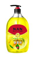 NAN средство для мытья посуды и детских принадлежностей сладкий лимон, флакон с доз. 900мл 