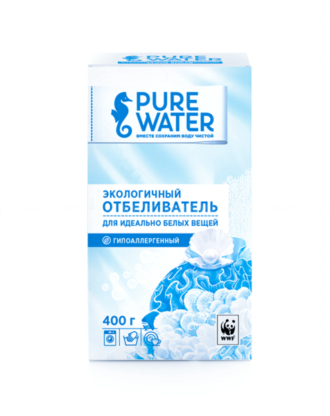 Pure Water экологичный отбеливатель 400 гр по выгодной цене в Москве
