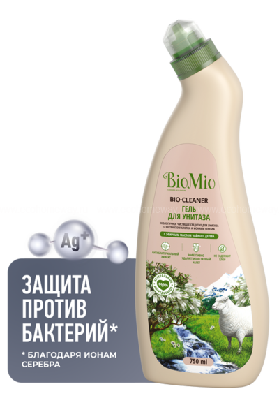 BIO MIO Средство для унитаза Чайное дерево 750 мл по выгодной цене в Москве